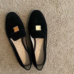 Black Suede Cole Haan Loafers. NWOT